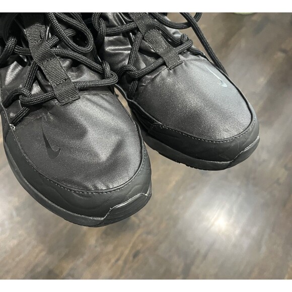 NIKE Tanjun Boots Women’s 8.5 High Rise Black Anthracite Fleece Lined A00355-002 - Picture 3 of 6